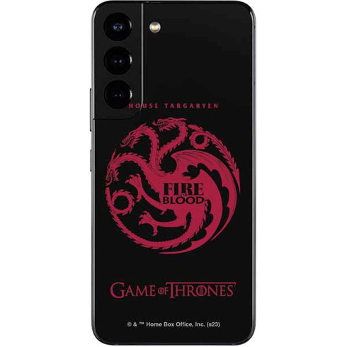 Game of Thrones: House Targaryen Galaxy S22 Skin